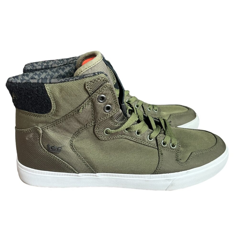 SUPRA X Rothco FTWR High Top Style S28260 Army Green Sneakers Shoes Mens Size 13